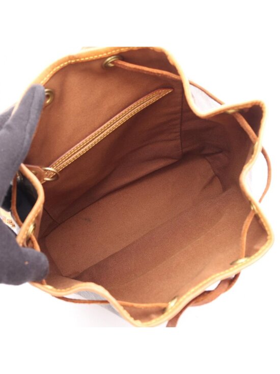 Louis Vuitton Backpack Montsouris MM Canvas Leather main image 12